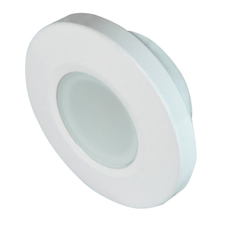 Lumitec Orbit Flush Mount Down Light Spectrum RGBW - White Housing - Get Tight Gear