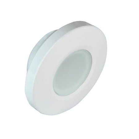 Lumitec Orbit Flush Mount Down Light Spectrum RGBW - White Housing - Get Tight Gear