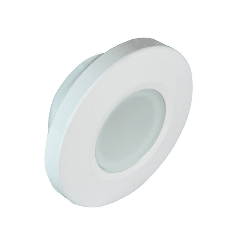 Lumitec Orbit Flush Mount Down Light Spectrum RGBW - White Housing - Get Tight Gear