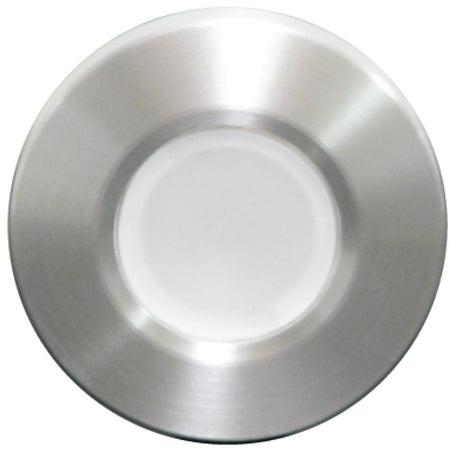 Lumitec Orbit Spetrum Flush Mount Down Light - Brushed Housing - White Dimming & Red/Blue Non - Dimming - Get Tight Gear