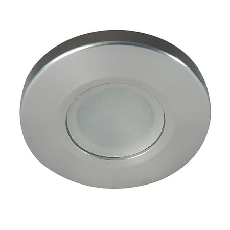 Lumitec Orbit Spetrum Flush Mount Down Light - Brushed Housing - White Dimming & Red/Blue Non - Dimming - Get Tight Gear