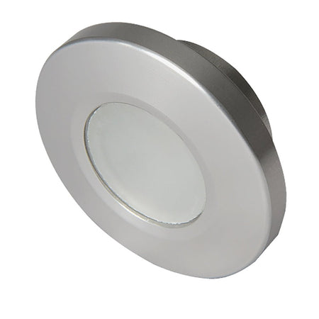 Lumitec Orbit Spetrum Flush Mount Down Light - Brushed Housing - White Dimming & Red/Blue Non - Dimming - Get Tight Gear