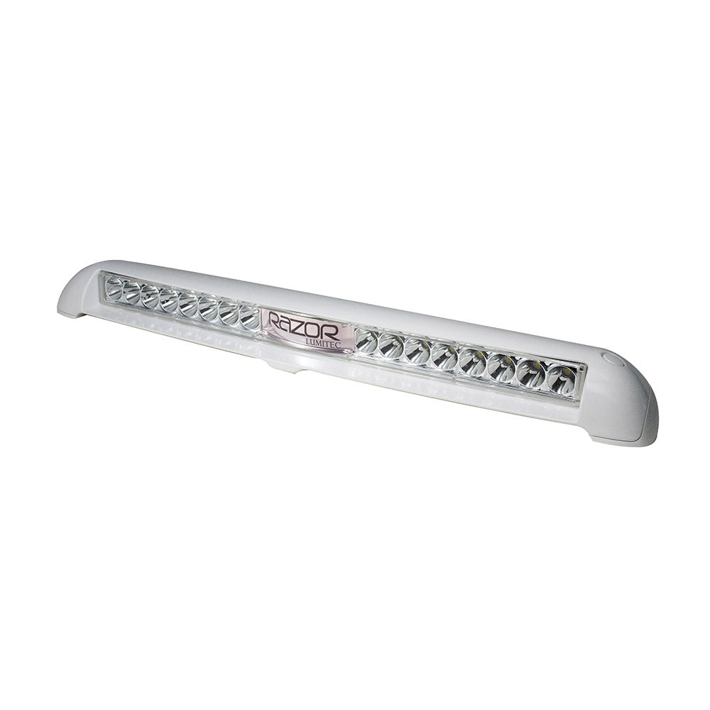 Lumitec Razor Light Bar - Spot - Flush Mount - White - Get Tight Gear