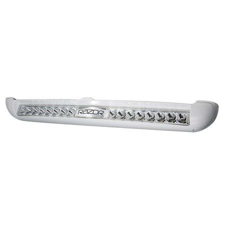 Lumitec Razor Light Bar - Spot - White Housing w/Inverted Logo Flush Mount - Get Tight Gear