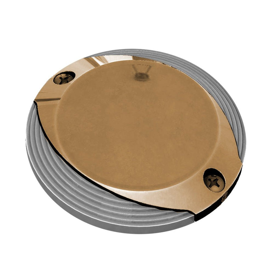 Lumitec Scallop Pathway Light - Warm White - Bronze Housing - Get Tight Gear