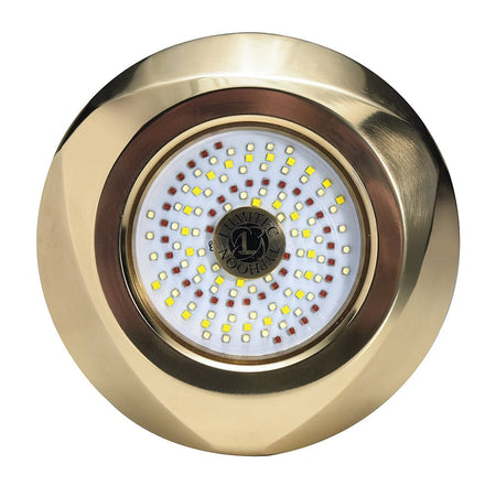 Lumitec SeaBlaze Typhoon Underwater Bronze Thru - Hull LED Light - White/Blue - Get Tight Gear
