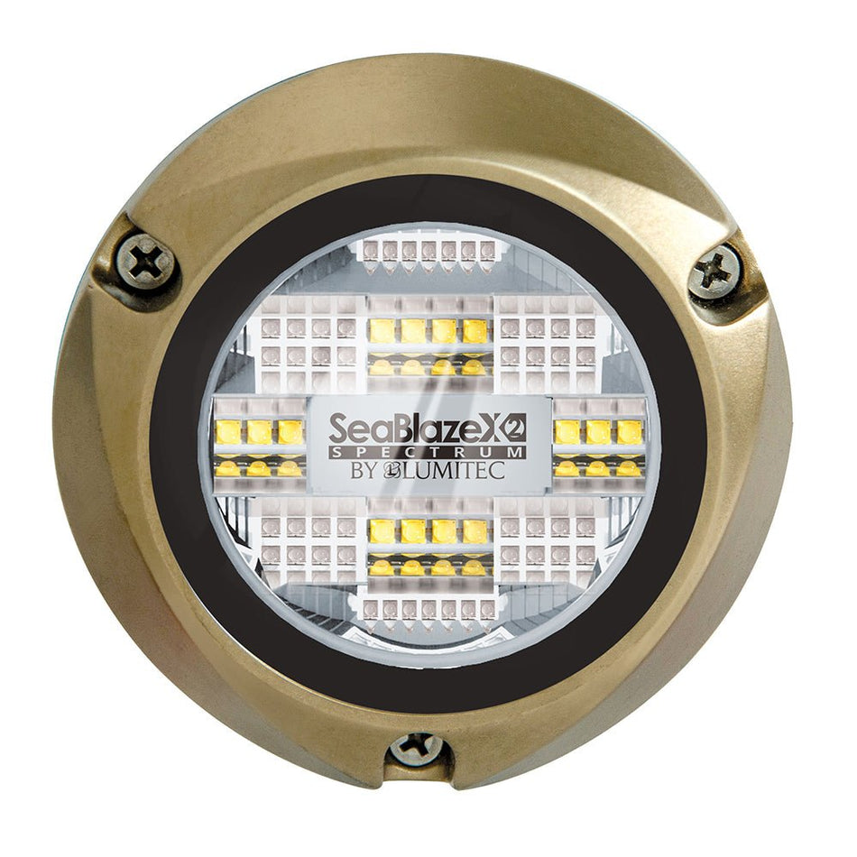Lumitec SeaBlazeX2 Spectrum LED Underwater Light - Full - Color RGBW - Get Tight Gear