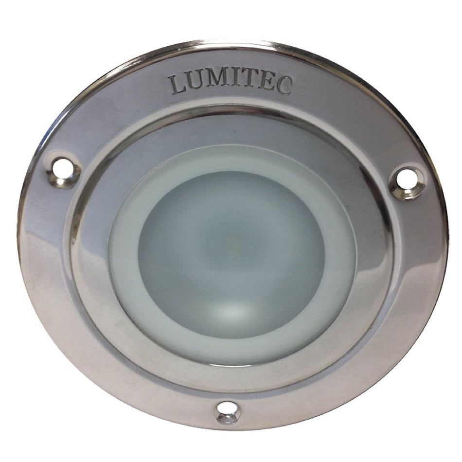 Lumitec Shadow - Flush Mount Down Light - Polished Finish - Spectrum RGBW - Get Tight Gear