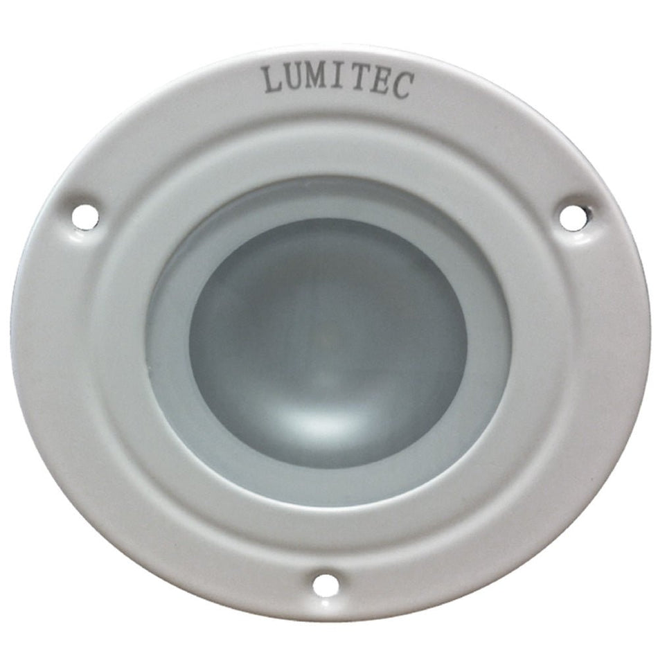 Lumitec Shadow - Flush Mount Down Light - White Finish - 4 - Color White/Red/Blue/Purple Non - Dimming - Get Tight Gear