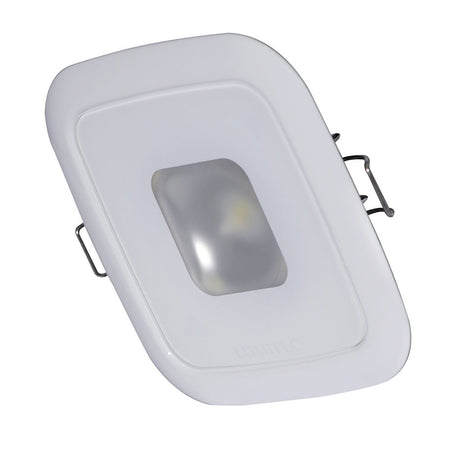 Lumitec Square Mirage Down Light - Spectrum RGBW Dimming - White Bezel - Get Tight Gear