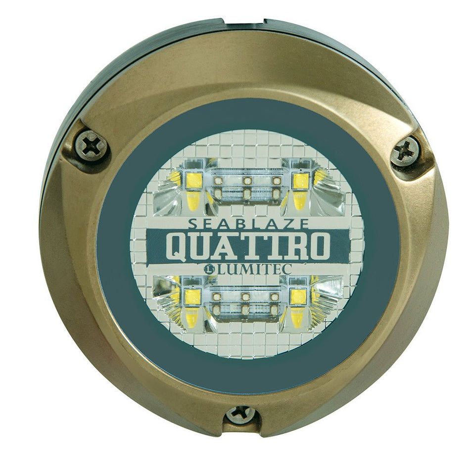 Lumitec Zambezi Quattro Surface Mount Underwater Light - Spectrum RGBW - Get Tight Gear