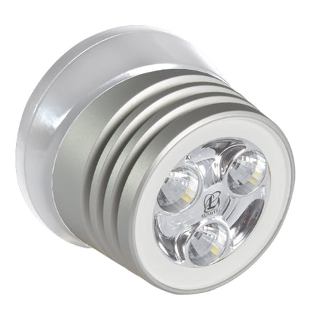 Lumitec Zephyr LED Spreader/Deck Light - Brushed White Base - White Non - Dimming - Get Tight Gear