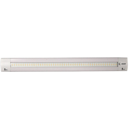 Lunasea 12" Adjustable Angle LED Light Bar - w/Push Button Switch - 12VDC - Warm White - Get Tight Gear