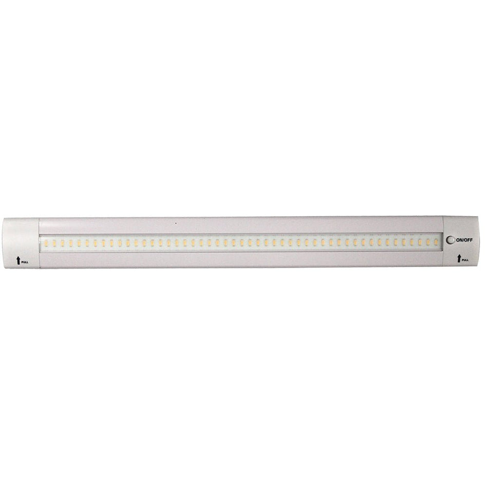 Lunasea 12" Adjustable Angle LED Light Bar - w/Push Button Switch - 12VDC - Warm White - Get Tight Gear