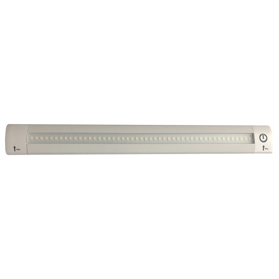 Lunasea LED Light Bar - Built - In Dimmer, Adjustable Linear Angle, 12" Length, 24VDC - Warm White - Get Tight Gear