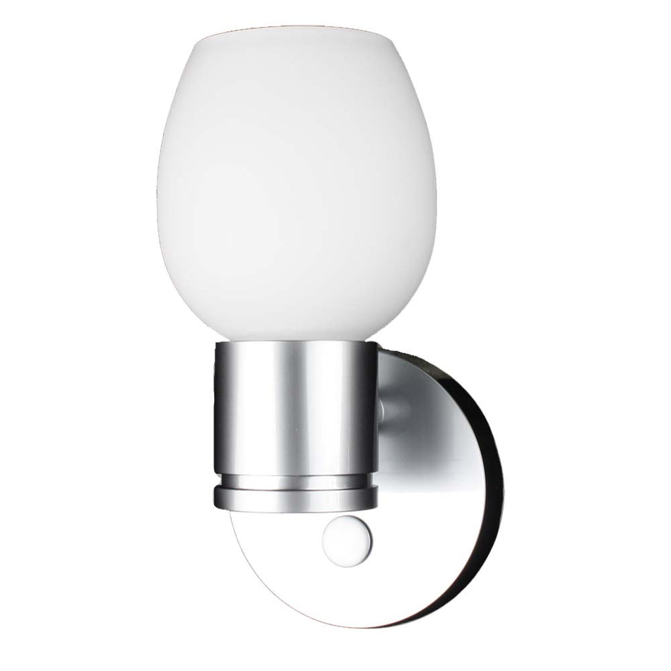 Lunasea LED Wall Light - Brushed Nickel - Tulip Glass - Get Tight Gear
