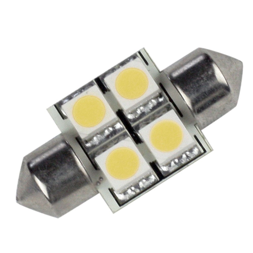 Lunasea Single - Sided 4 LED Festoon - 10 - 30VDC/0.7W/60 Lumens - Warm White - Get Tight Gear