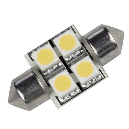 Lunasea Single - Sided 4 LED Festoon - 10 - 30VDC/0.7W/60 Lumens - Warm White - Get Tight Gear