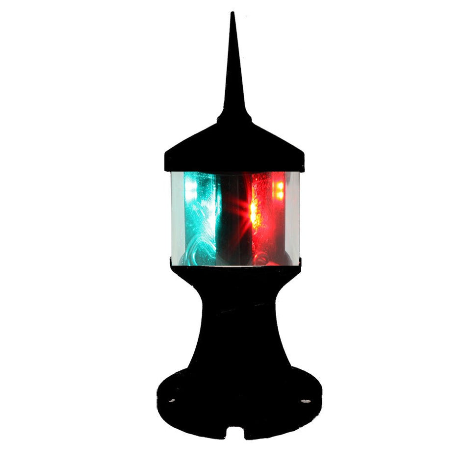 Lunasea Tri - Color/Anchor Zero Emission Light Fixture - 12V - Black - Get Tight Gear