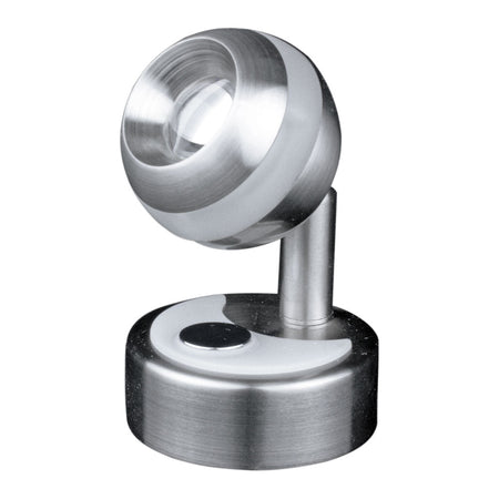 Lunasea Wall Mount LED Light w/Clear Ring & Touch Dimming - Warm White/Brushed Nickel Finish - Get Tight Gear