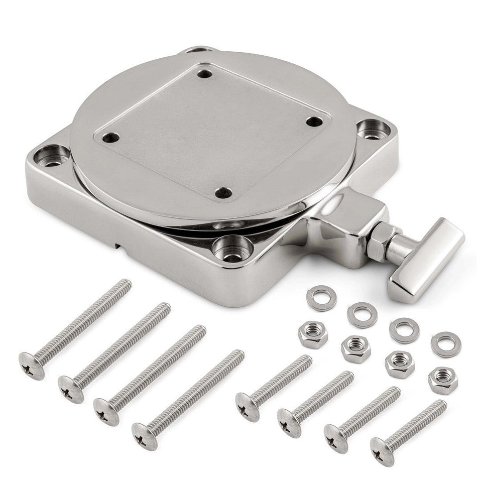 LW PROFILE STAINLESS STL SWIV BASE - Get Tight Gear
