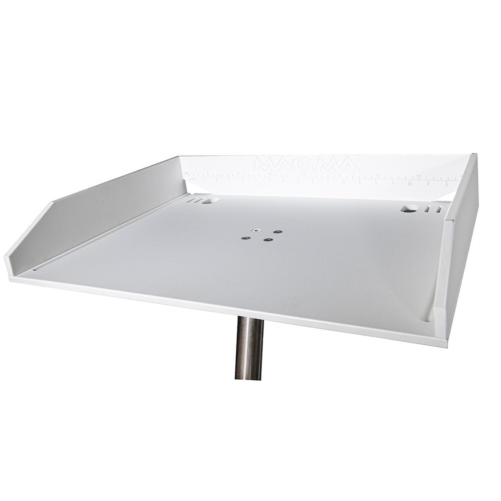 Magma 16" x 20" White Fillet Table w/LeveLock Mount - Get Tight Gear