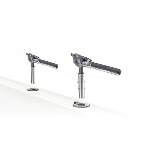 Magma Mount - Dual Locking Flush Deck Socket w/Adjustable & Locking LeveLock - Get Tight Gear