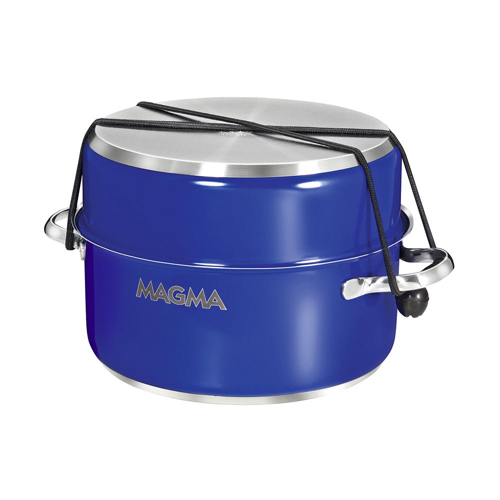 Magma Nestable 10 Piece Induction Non - Stick Enamel Finish Cookware Set - Cobalt Blue - Get Tight Gear