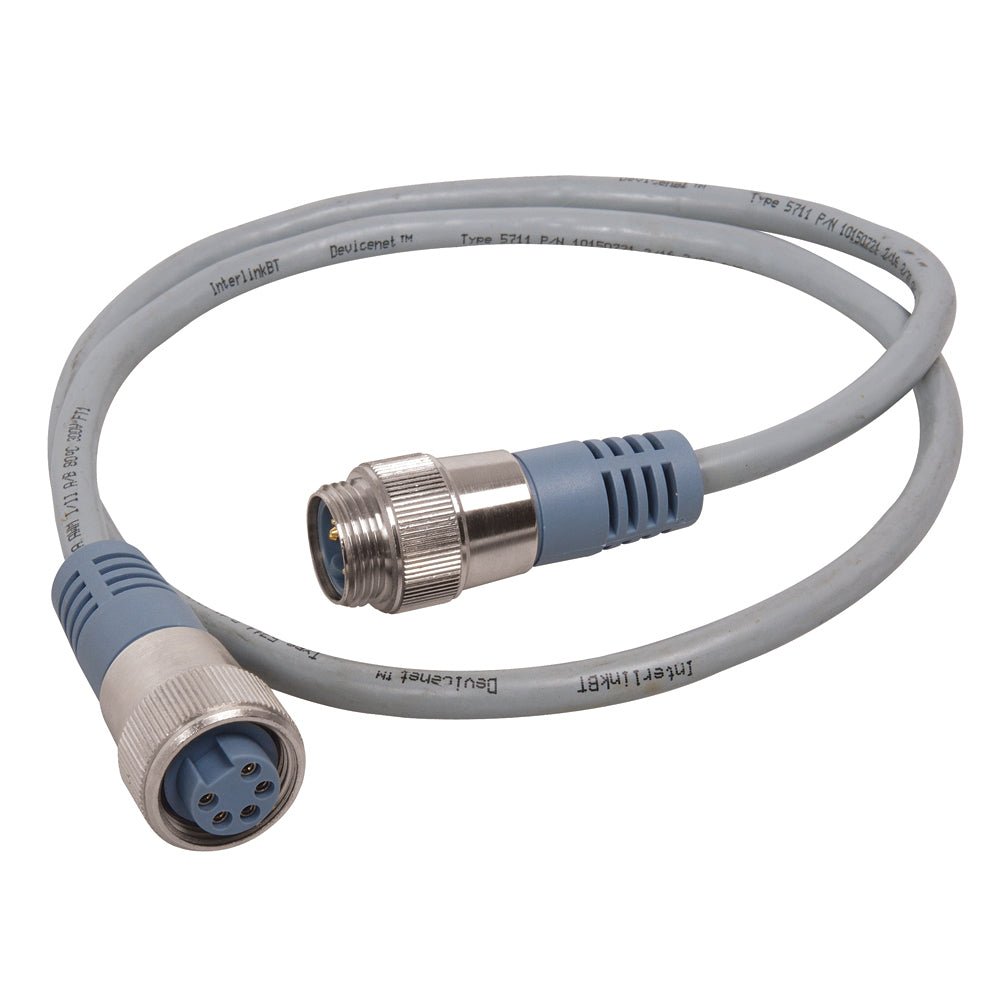 Maretron Mini Double Ended Cordset - Male to Female - 0.5M - Grey - Get Tight Gear