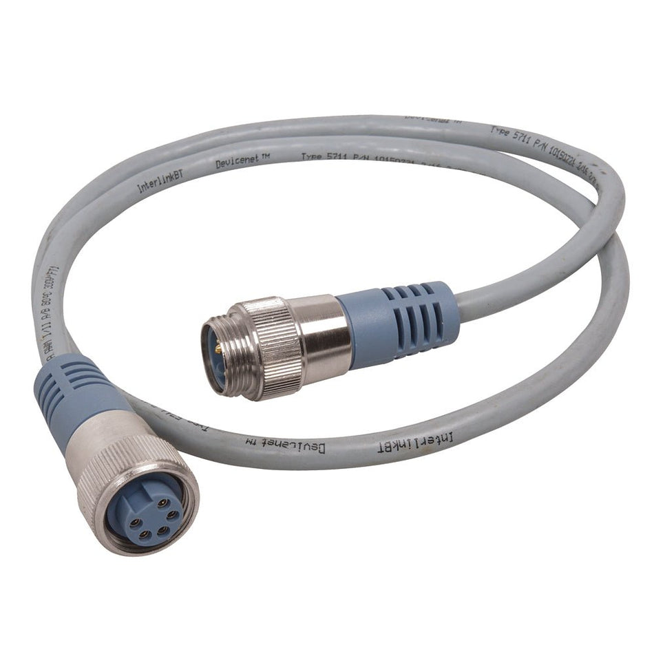 Maretron Mini Double Ended Cordset - Male to Female - 8M - Grey - Get Tight Gear