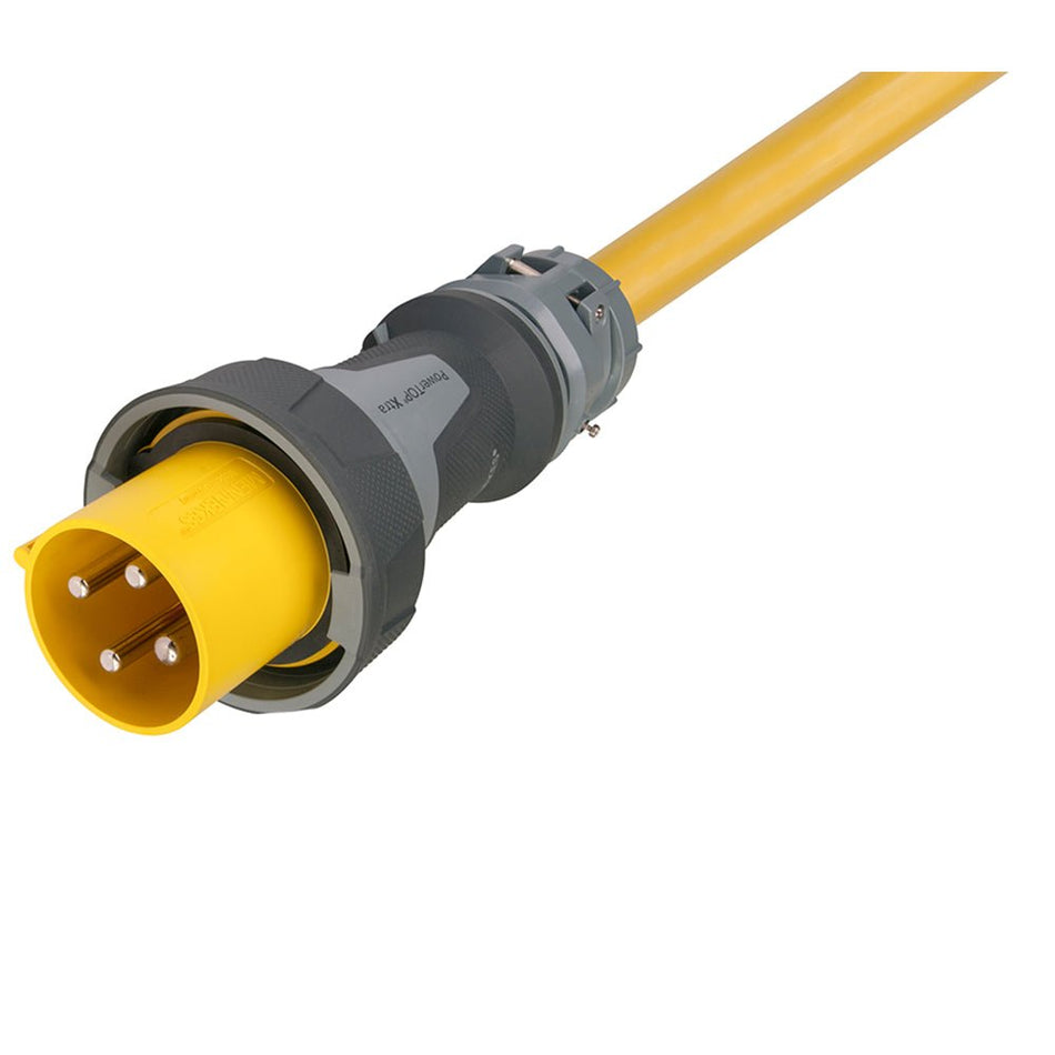 Marinco 100 Amp, 125/250V One - Ended Male Power Supply Cable - 100' - Get Tight Gear