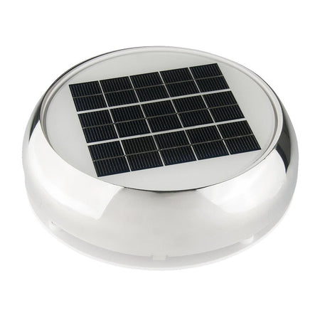 Marinco 3" Day/Night Solar Vent - Stainless Steel - Get Tight Gear