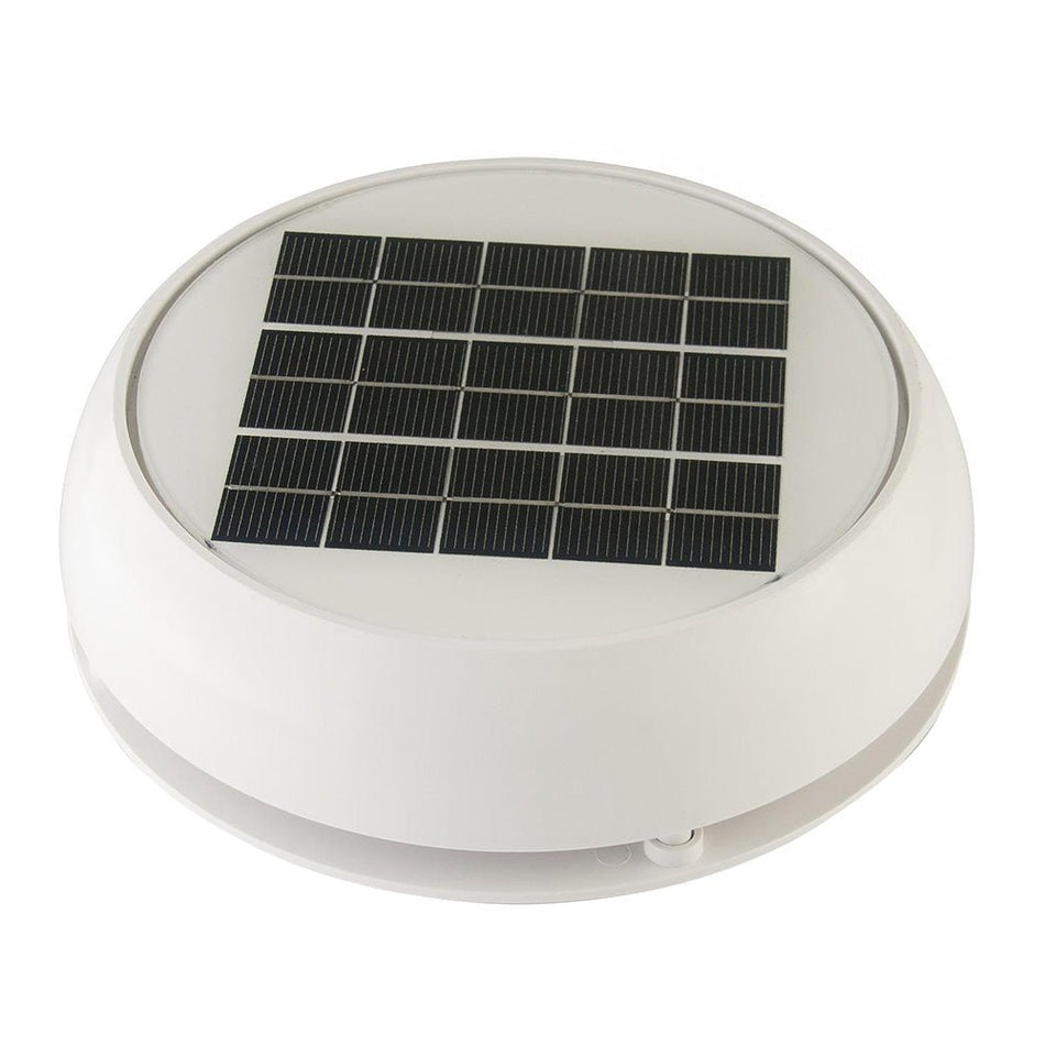 Marinco 3" Day/Night Solar Vent - White - Get Tight Gear