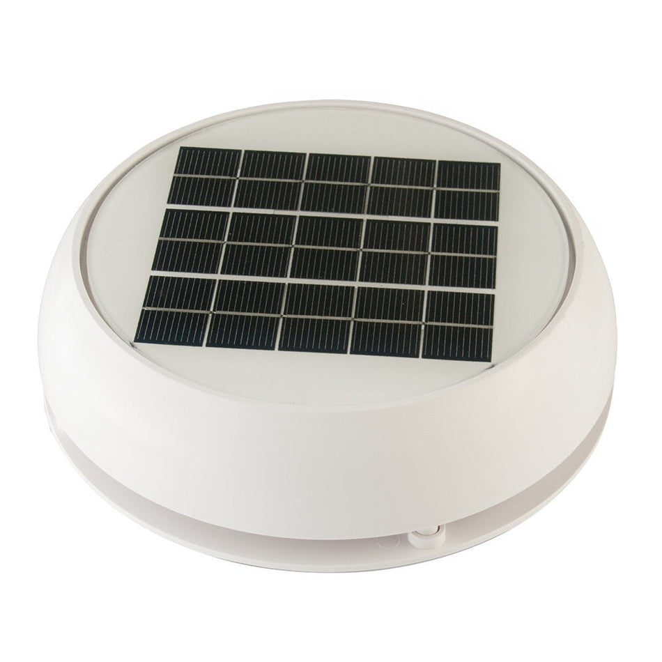 Marinco Day/Night Solar Vent 4" - White - Get Tight Gear