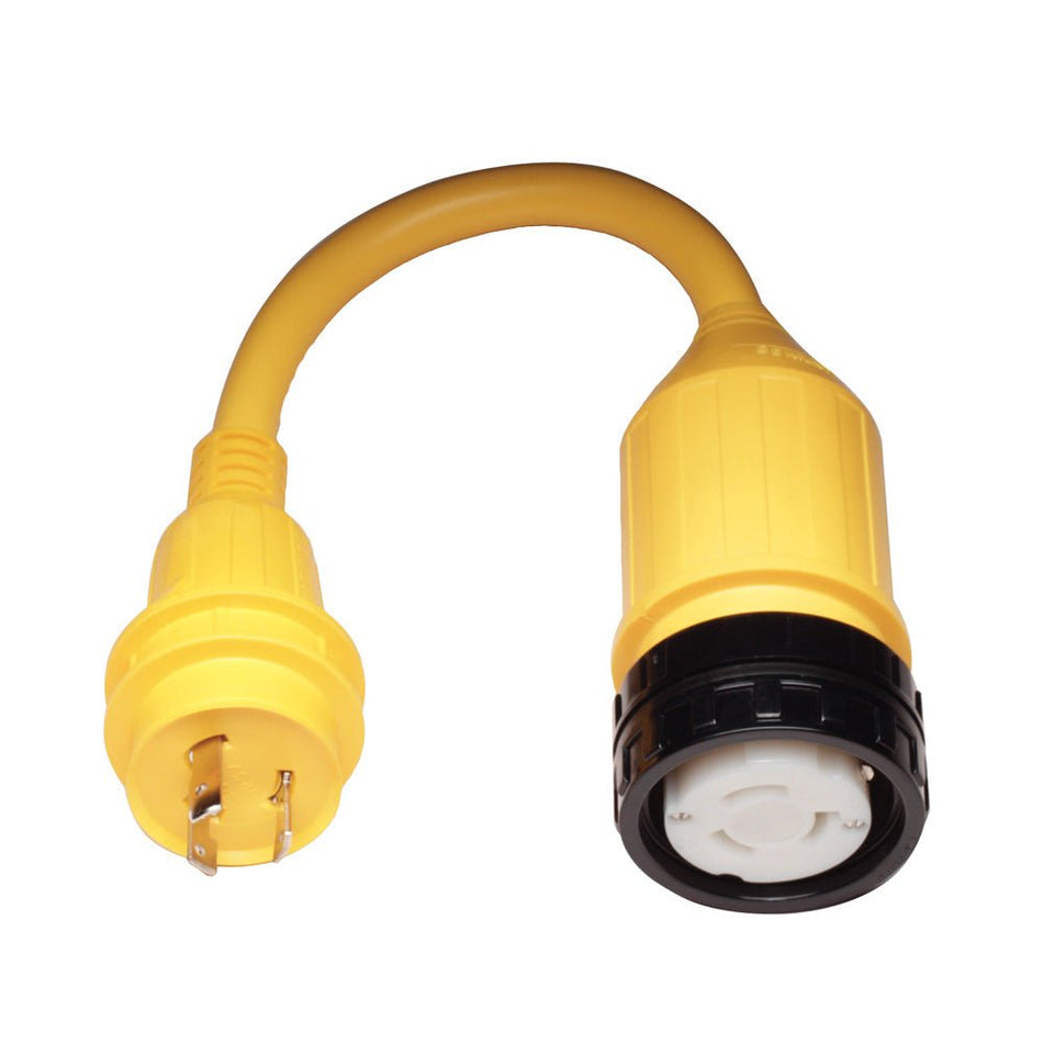 Marinco Pigtail Adapter - 50A Female to 30A Male - Get Tight Gear