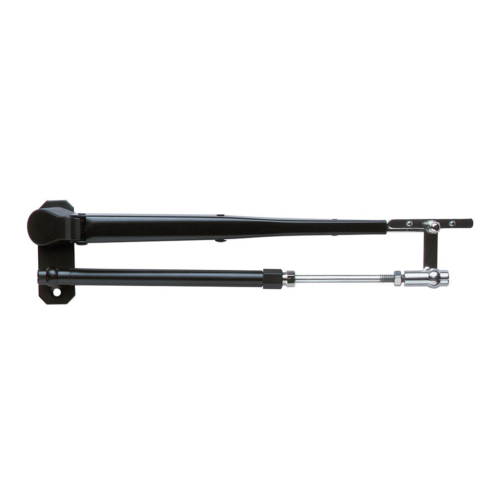 Marinco Wiper Arm, Deluxe Black Stainless Steel Pantographic - 12" - 17" Adjustable - Get Tight Gear