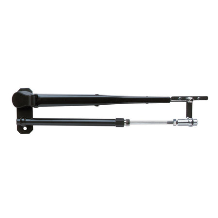 Marinco Wiper Arm Deluxe Black Stainless Steel Pantographic - 17" - 22" Adjustable - Get Tight Gear
