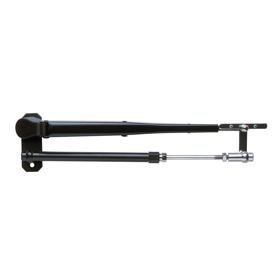 Marinco Wiper Arm Deluxe Black Stainless Steel Pantographic - 17" - 22" Adjustable - Get Tight Gear