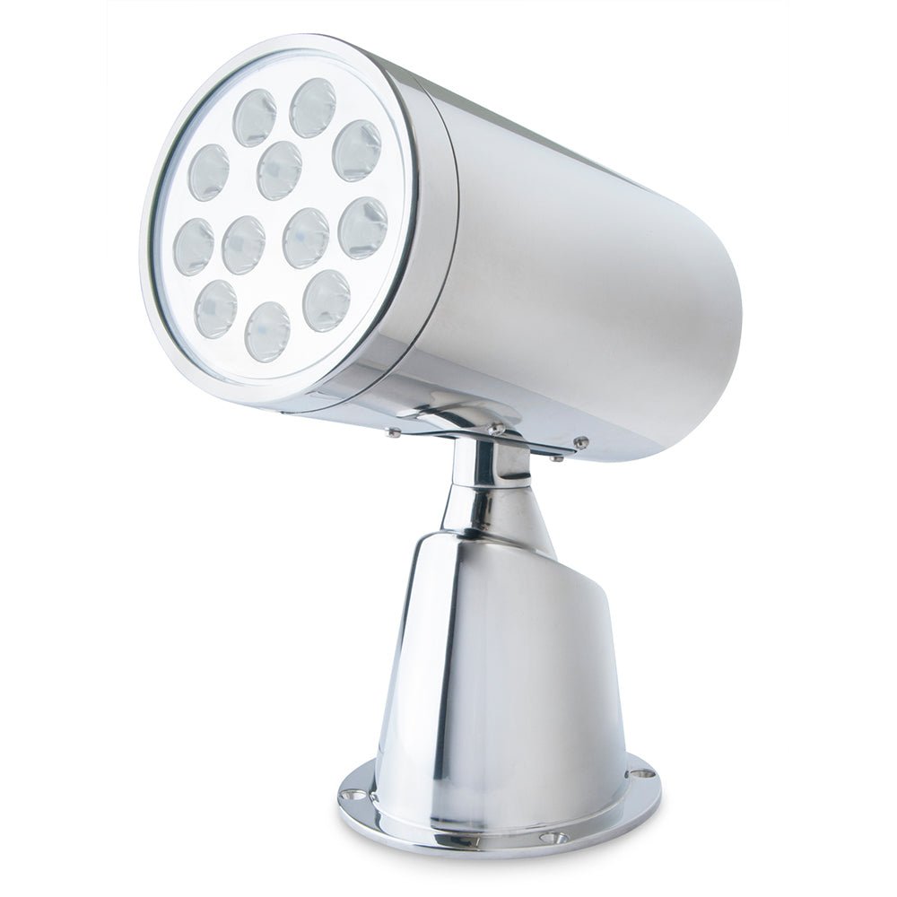 Marinco Wireless LED Stainless Steel Spotlight - No Remote - Get Tight Gear