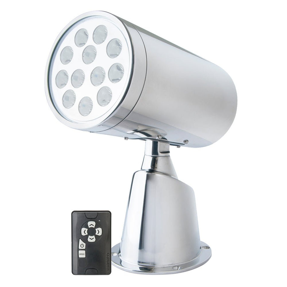 Marinco Wireless LED Stainless Steel Spotlight w/Remote - Get Tight Gear