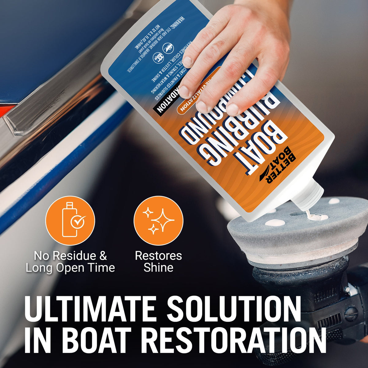 Marine Boat Rubbing Compound - Get Tight Gear