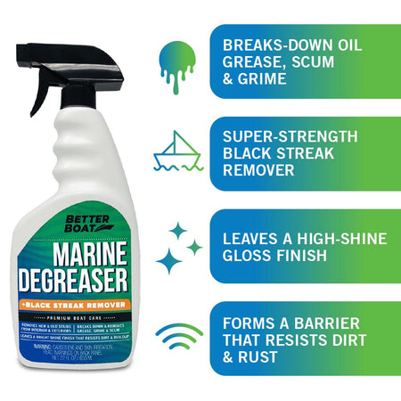 Marine Degreaser Black Streak Remover - Get Tight Gear
