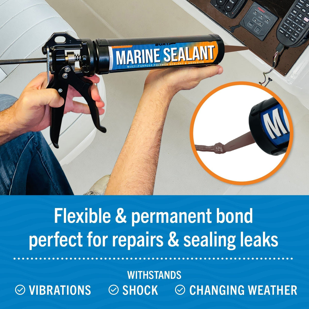 Marine Sealant & Adhesive Caulk - Get Tight Gear