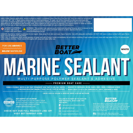Marine Sealant & Adhesive Caulk - Get Tight Gear