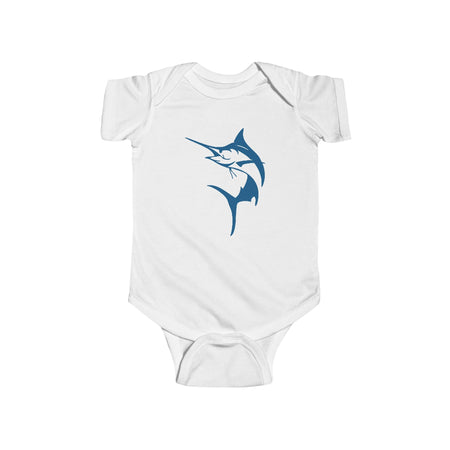 Marlin Baby Bodysuit, Cute Infant Onesie, Gifts for New Parents, Baby Shower Outfit, Marine Life Apparel - Get Tight Gear
