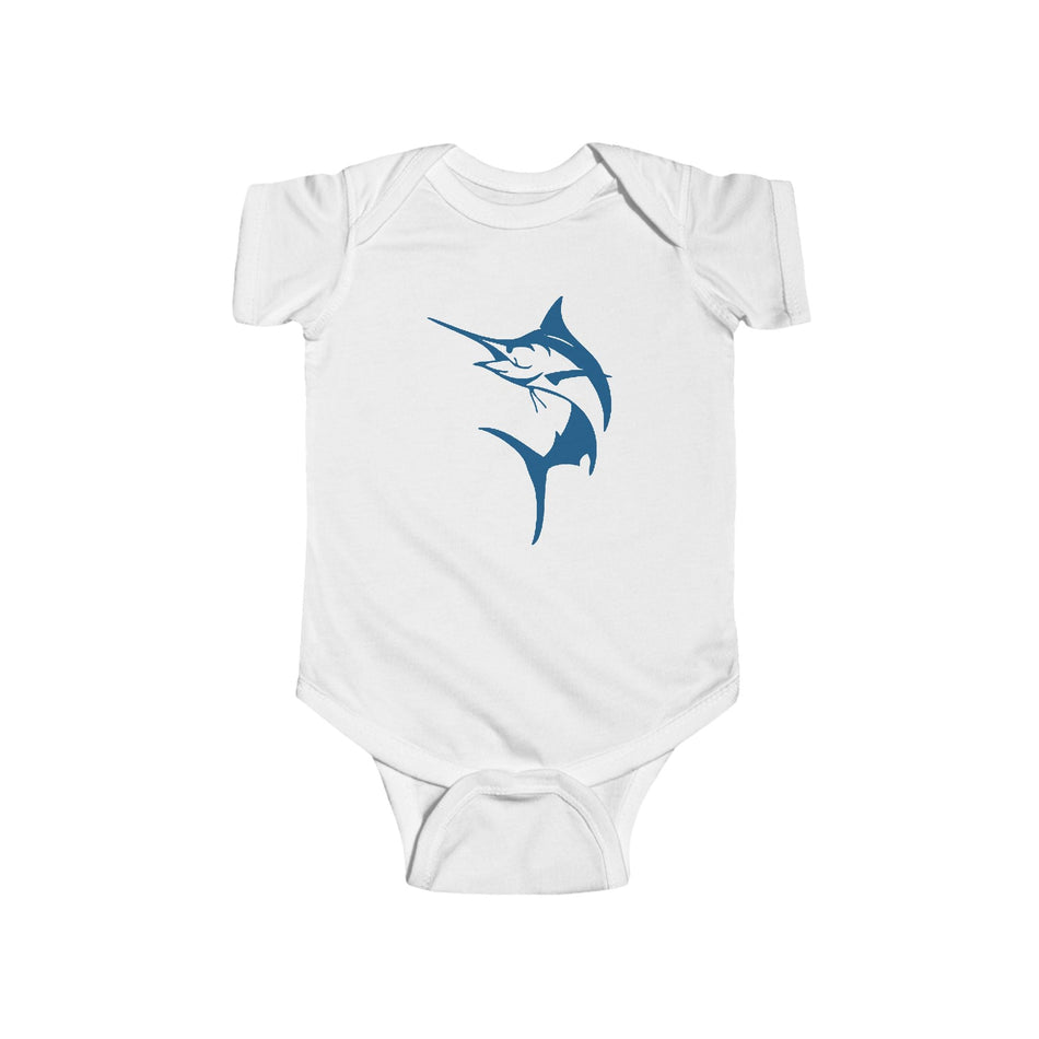 Marlin Baby Bodysuit, Cute Infant Onesie, Gifts for New Parents, Baby Shower Outfit, Marine Life Apparel - Get Tight Gear