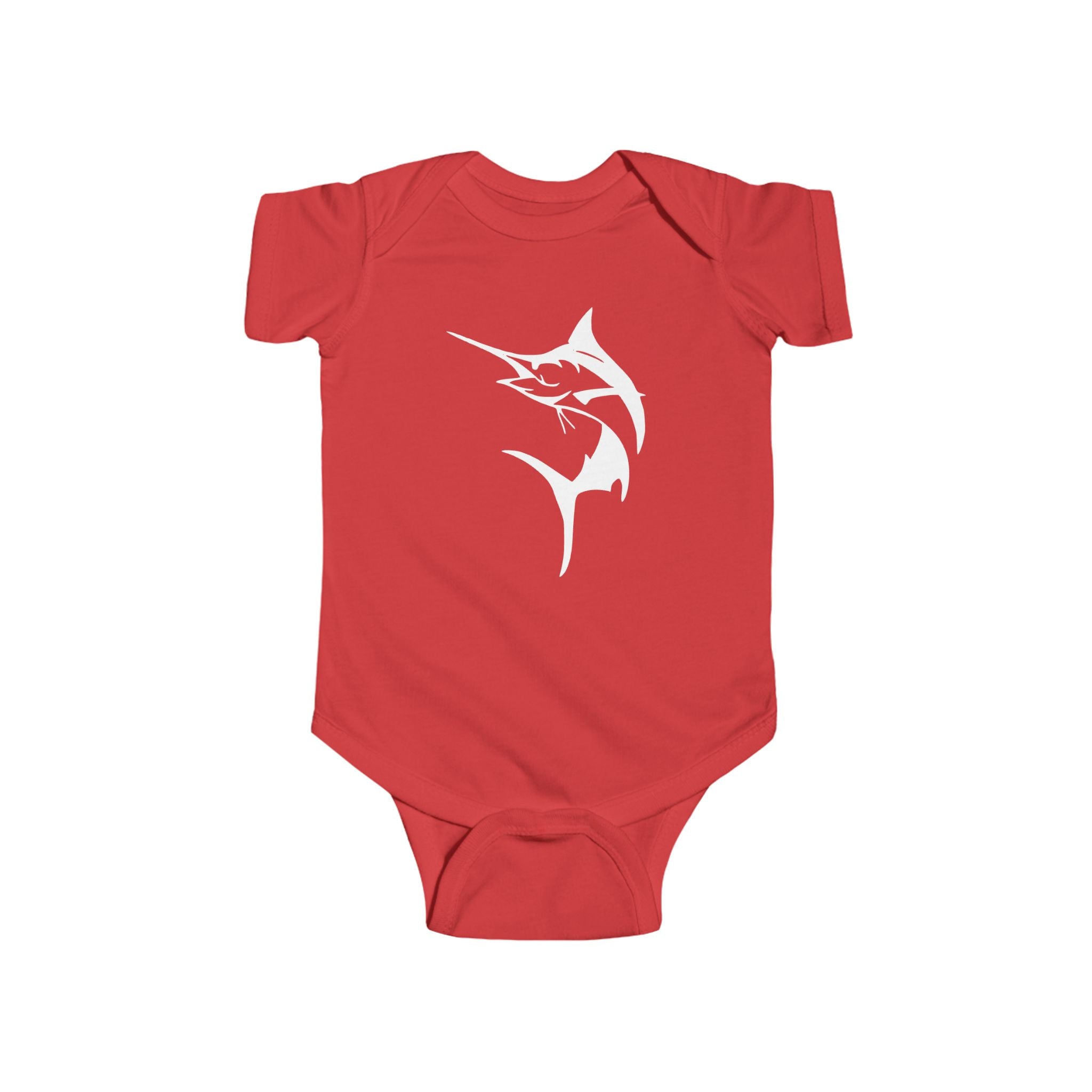Marlin Baby Bodysuit - Cute Infant Outfit, Sea Lover Gift, Baby Shower Present, Nautical Theme Fashion, Summer Beach Wear - Get Tight Gear