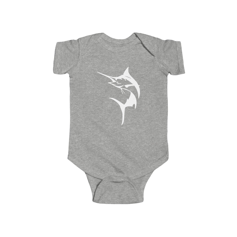 Marlin Baby Bodysuit - Cute Infant Outfit, Sea Lover Gift, Baby Shower Present, Nautical Theme Fashion, Summer Beach Wear - Get Tight Gear