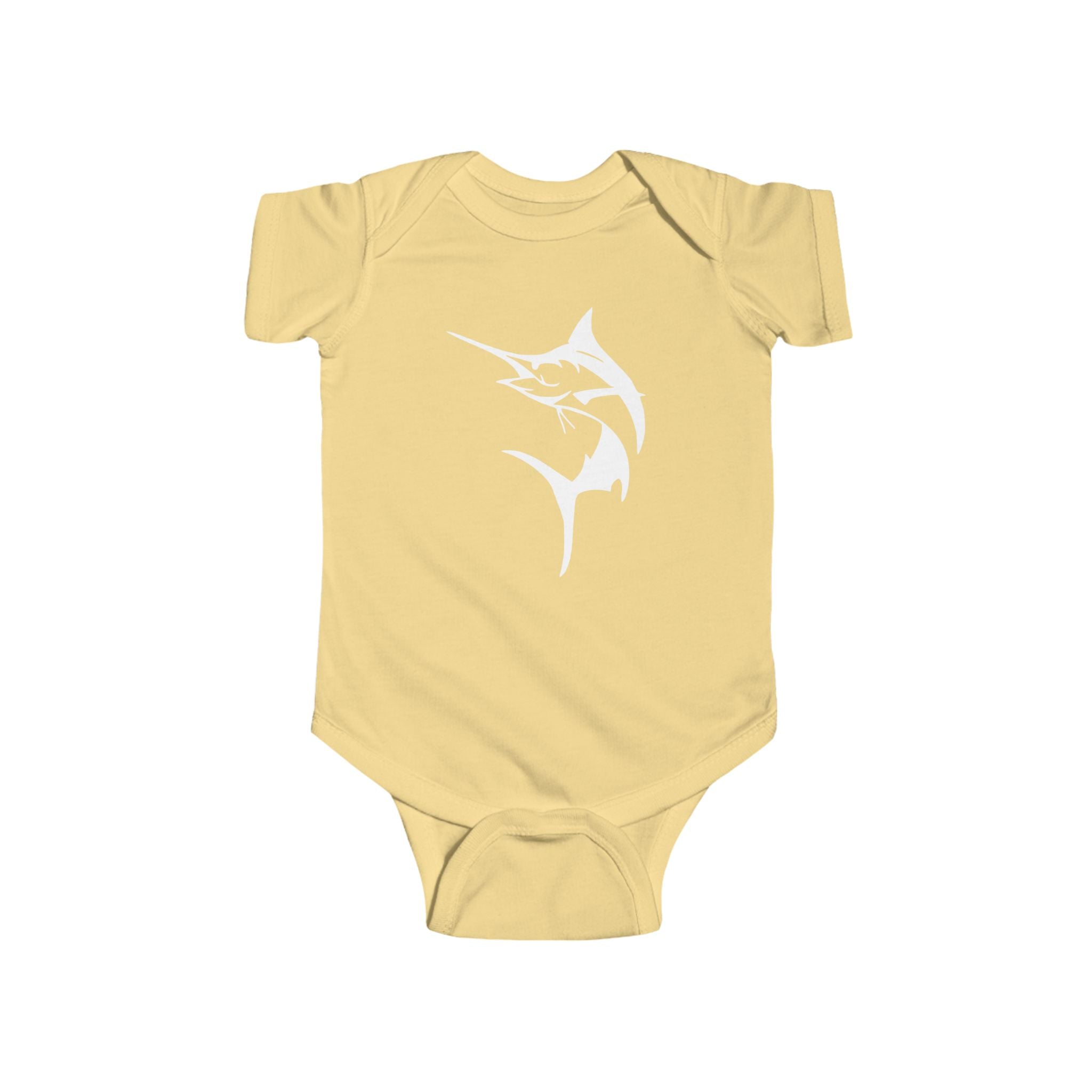Marlin Baby Bodysuit - Cute Infant Outfit, Sea Lover Gift, Baby Shower Present, Nautical Theme Fashion, Summer Beach Wear - Get Tight Gear