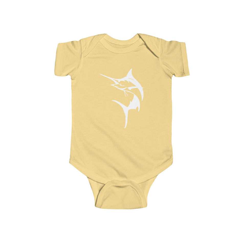 Marlin Baby Bodysuit - Cute Infant Outfit, Sea Lover Gift, Baby Shower Present, Nautical Theme Fashion, Summer Beach Wear - Get Tight Gear